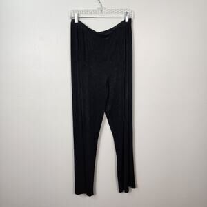 CHICO'S | TRAVELERS Black Slinky High Rise Pants Size XL Pull On Stretch Comfy